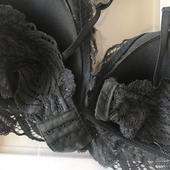 AERIE M Lace Gray Bralette - Picture 2 of 4